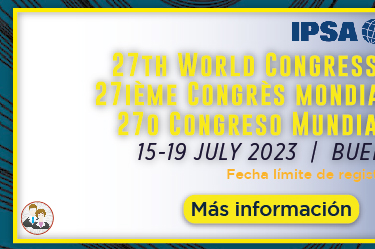 27º Congreso Mundial de Ciencia Política de la IPSA (Más información)